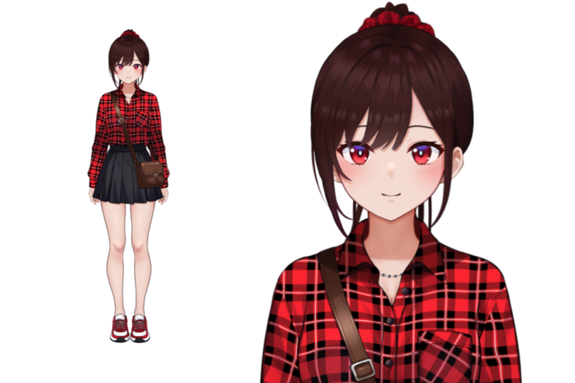 女性アバター プレビュー